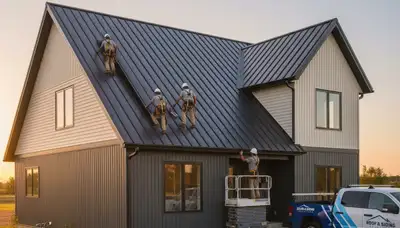 Professional metal roofing installation in Salt Lake City UT by Next Level Exteriors