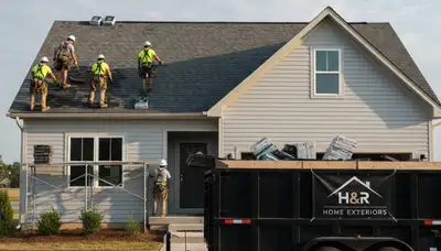Vinyl siding installation on home exterior in Salt Lake City, UT by local siding contractors