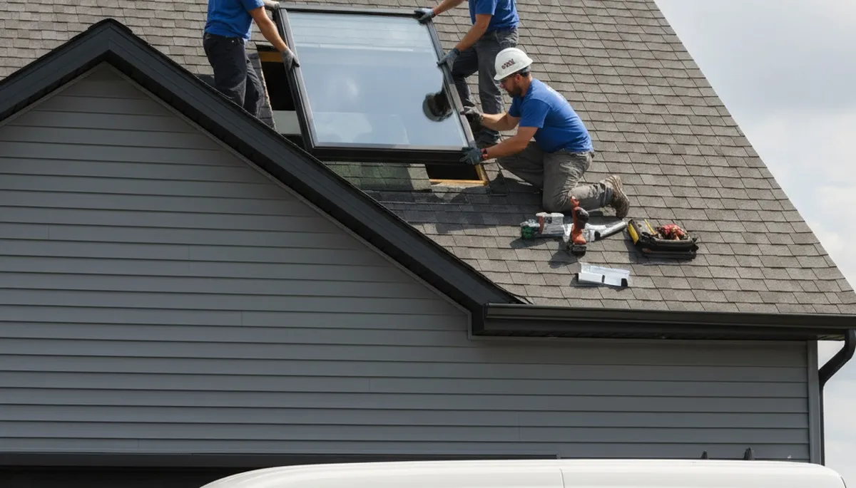 Vinyl siding and skylight installation on Salt Lake City UT home by Next Level Exteriors