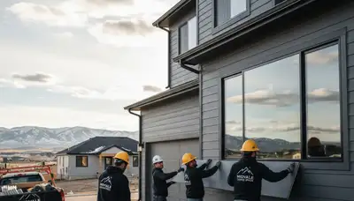 Vinyl siding installation by professional contractors in Salt Lake City UT homes