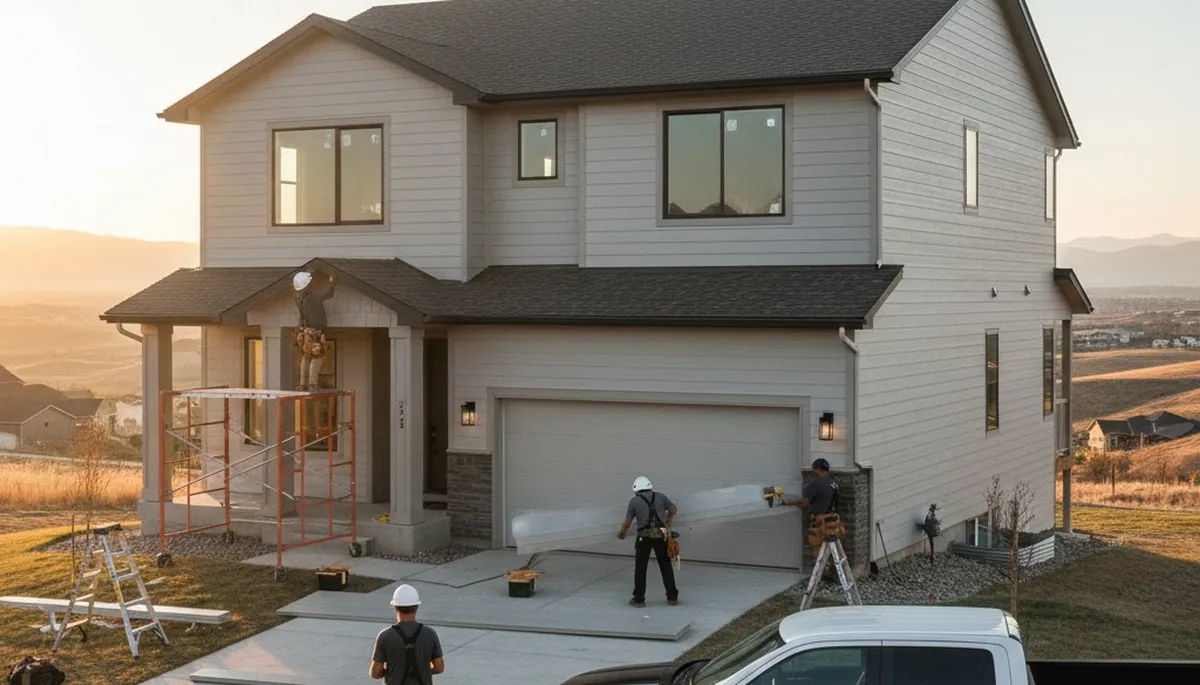 Professional vinyl siding installation by contractors in Salt Lake City, Utah homes