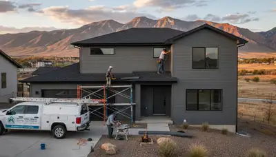 Professional vinyl siding installation by contractors in Salt Lake City UT exterior home upgrade