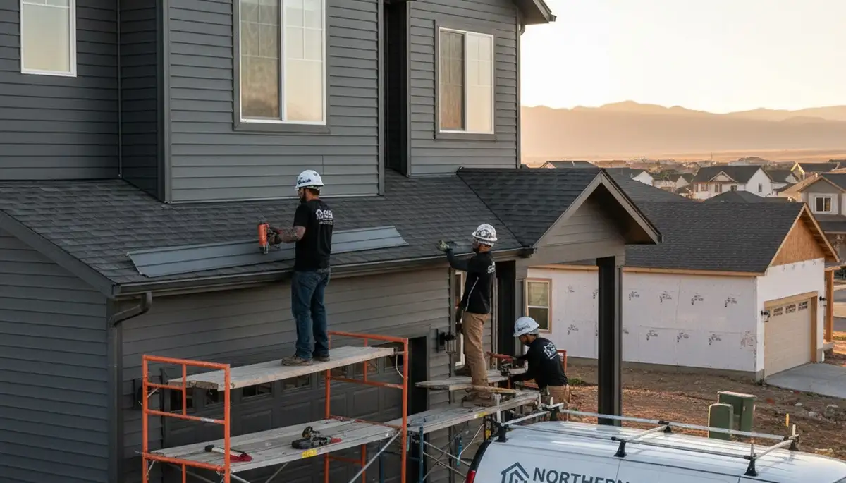 Vinyl siding installation by expert contractors in Salt Lake City UT homes