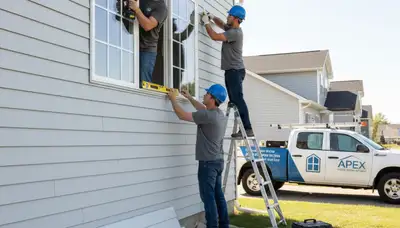 Vinyl siding and window installation in Salt Lake City UT by Next Level Exteriors