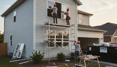 Vinyl siding and energy-efficient window replacement in Salt Lake City, UT home exterior